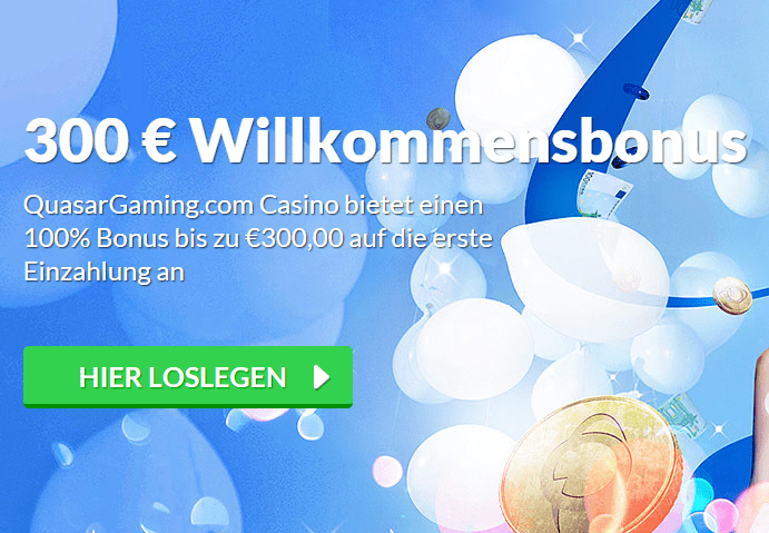 Quasar Willkommens Bonus